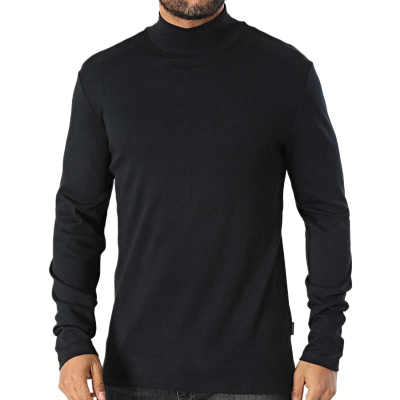 Men's Turtleneck Blend Manches Longues Black - 20717343 Odzież/Odzież na co dzień Your Sports Performance