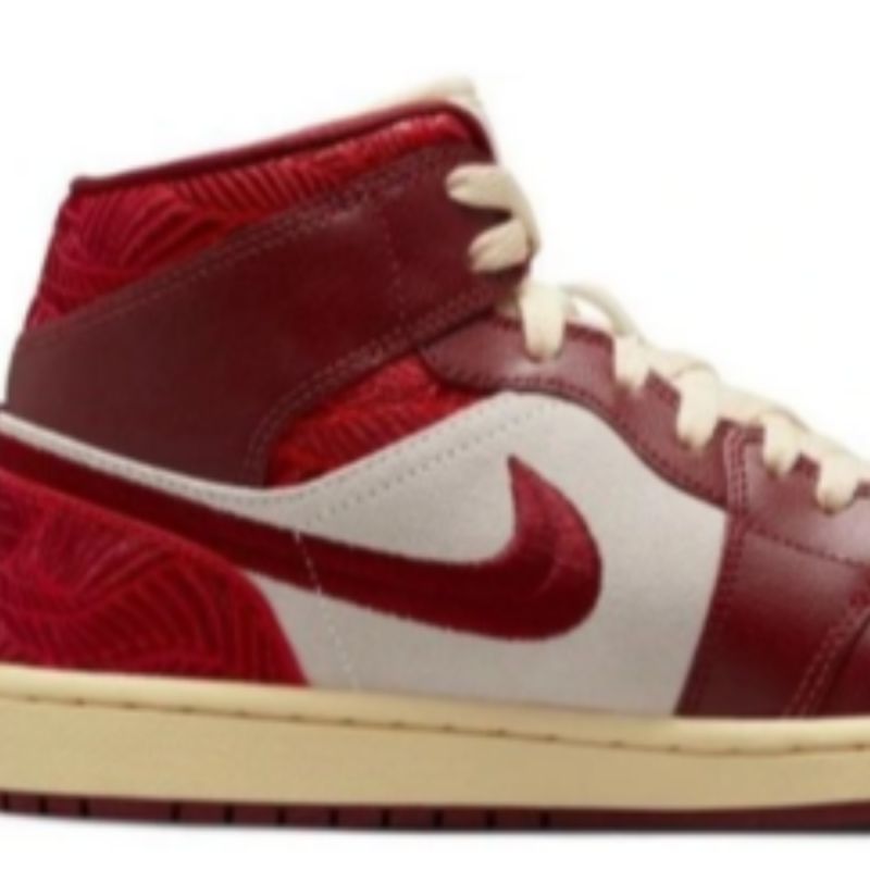 Air Jordan 1 Mid SE Red Shoes - DZ2820-601 Obuwie/Buty do koszykówki męskie/Air Jordan Your Sports Performance