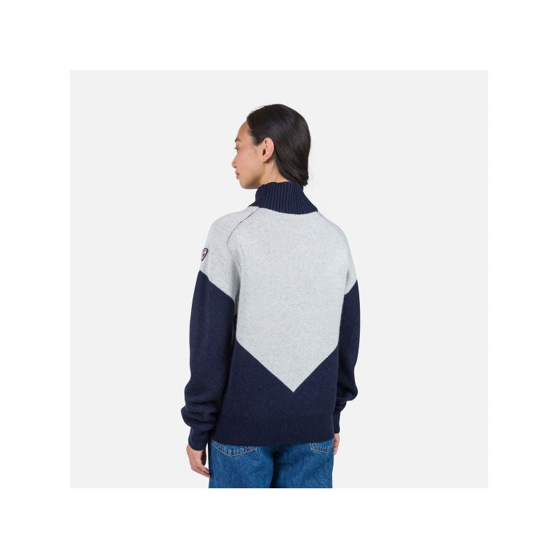 Rossignol W Cieloalto Tn Navy Blue Sweater Rossignol