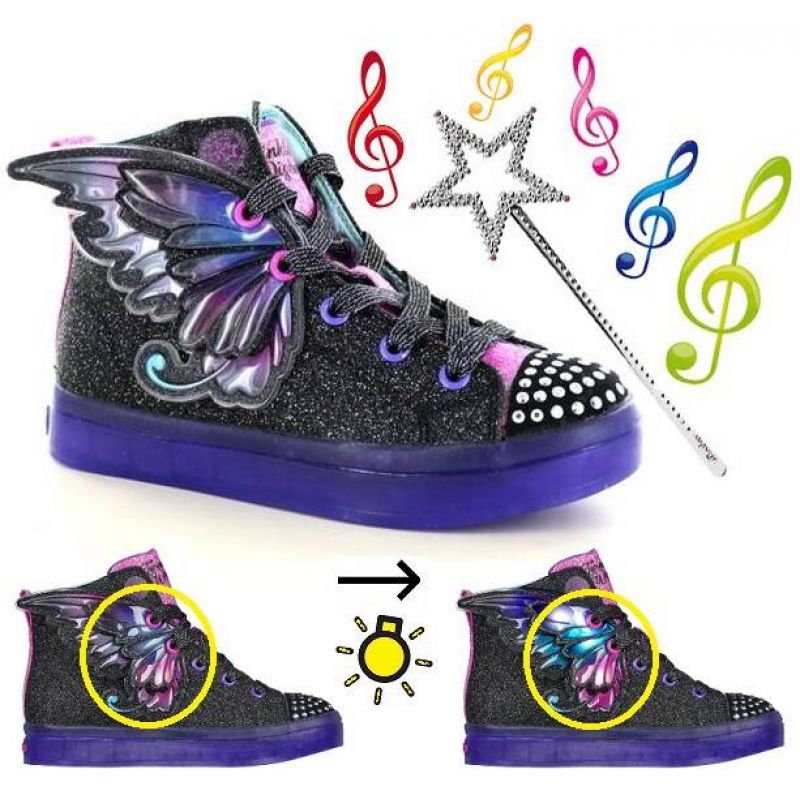 Skechers Twi-Lites 2.0 TWINKLE WISHES Jr shoes 314350L-BKMT Footwear/Lifestyle/Skechers Skechers
