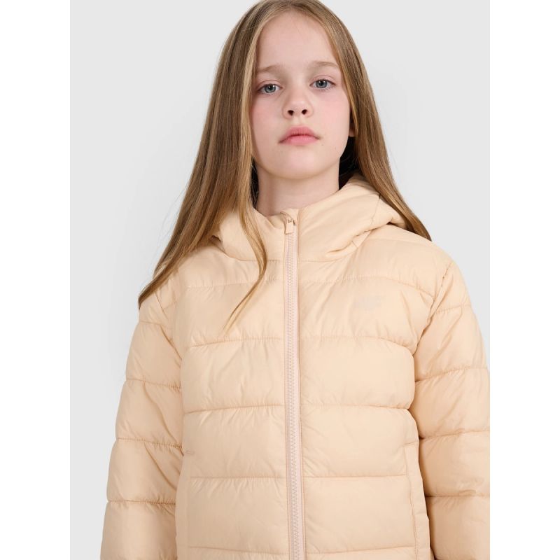 Girls' down jacket with synthetic filling 4F 4FJRAW25TDJAF0816-83S Clothing Your Sports Performance