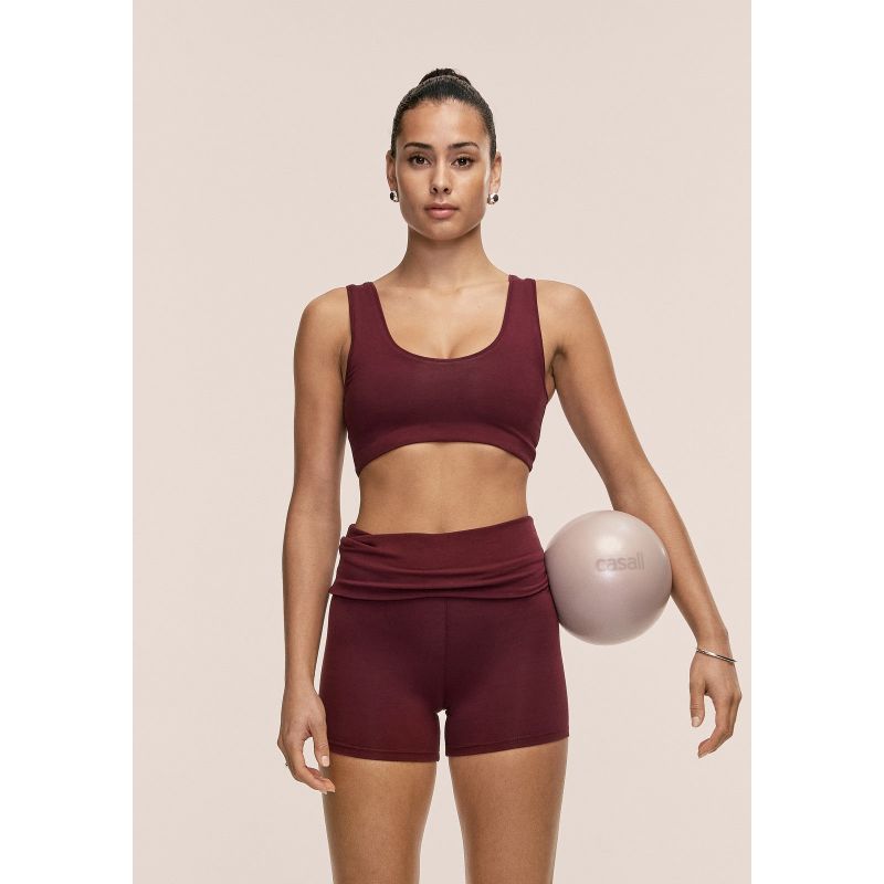 CASALL Sublime Fling Bralette Sports Bra, Burgundy