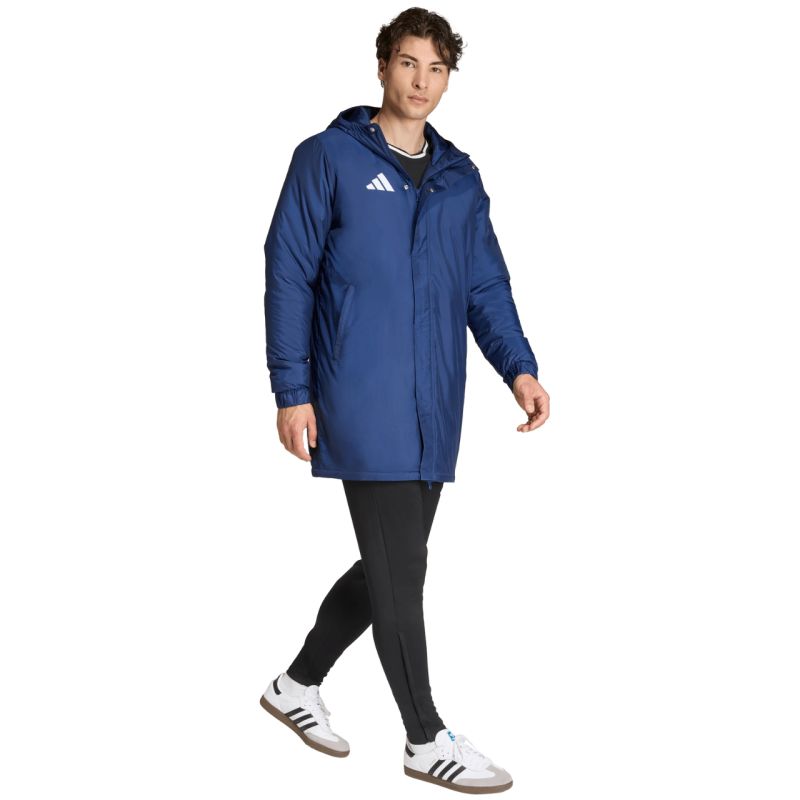 Men's adidas Entrada 26 Stadium Jacket Navy Blue JZ6669 To be categorized Your Sports Performance