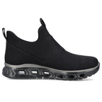Rieker W RKR616 comfortable slip-on ankle boots, black