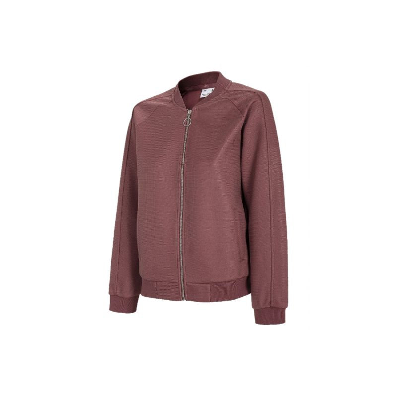 4F Women's Sweatshirt Zip W H4L21-BLD021 60S Clothing/Outdoor 4F