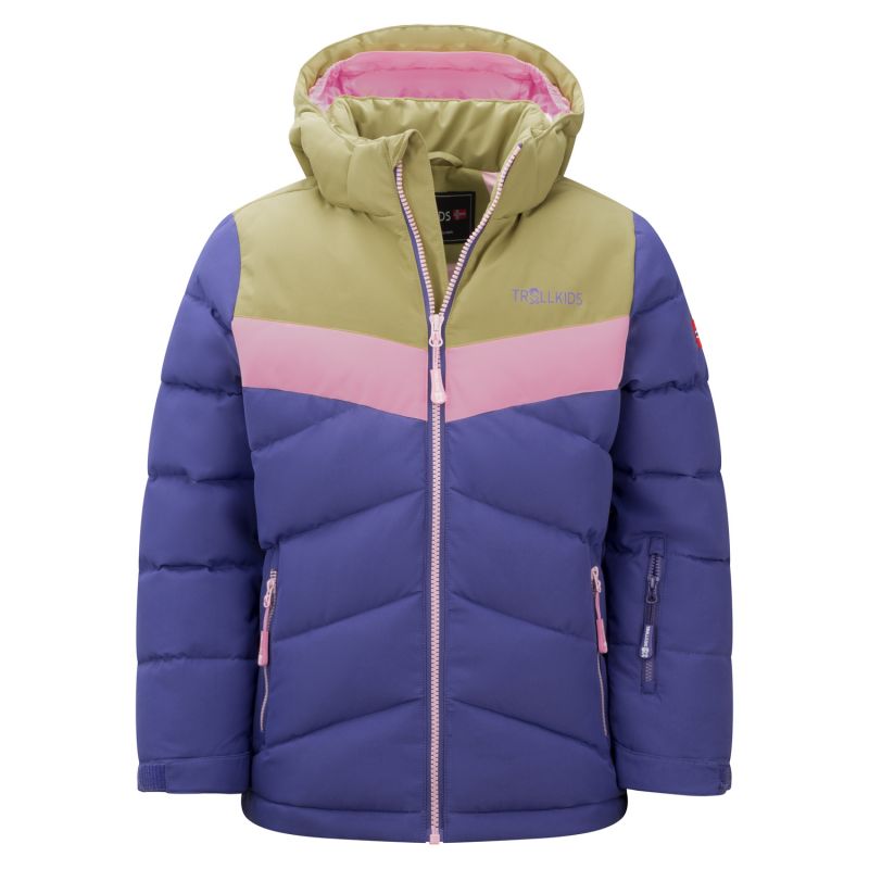 Trollkids Girls Gryllefjord Jacket winter insulated jacket with hood, purple (461-154) In preparation Your Sports Performance