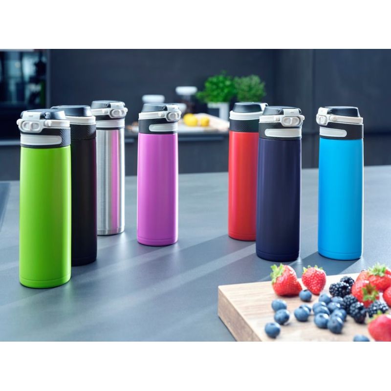 Flip thermal mug 600 ml navy blue 3275 LEIFHEIT AGD - Produkty/Termosy i kubki termiczne Your Sports Performance