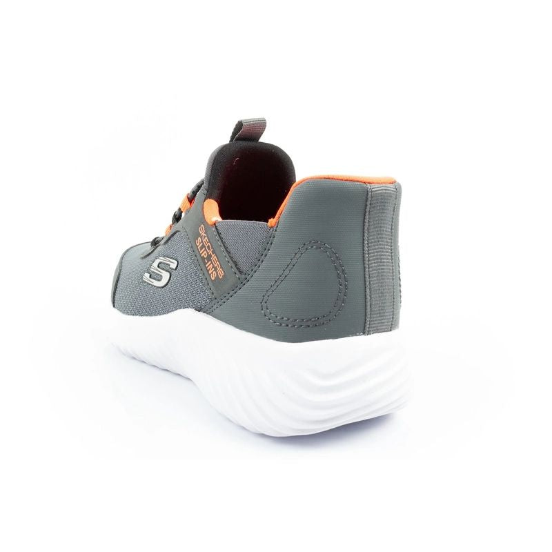 Skechers Bounder Slip-ins Junior Children's Sports Shoes Gray Skechers