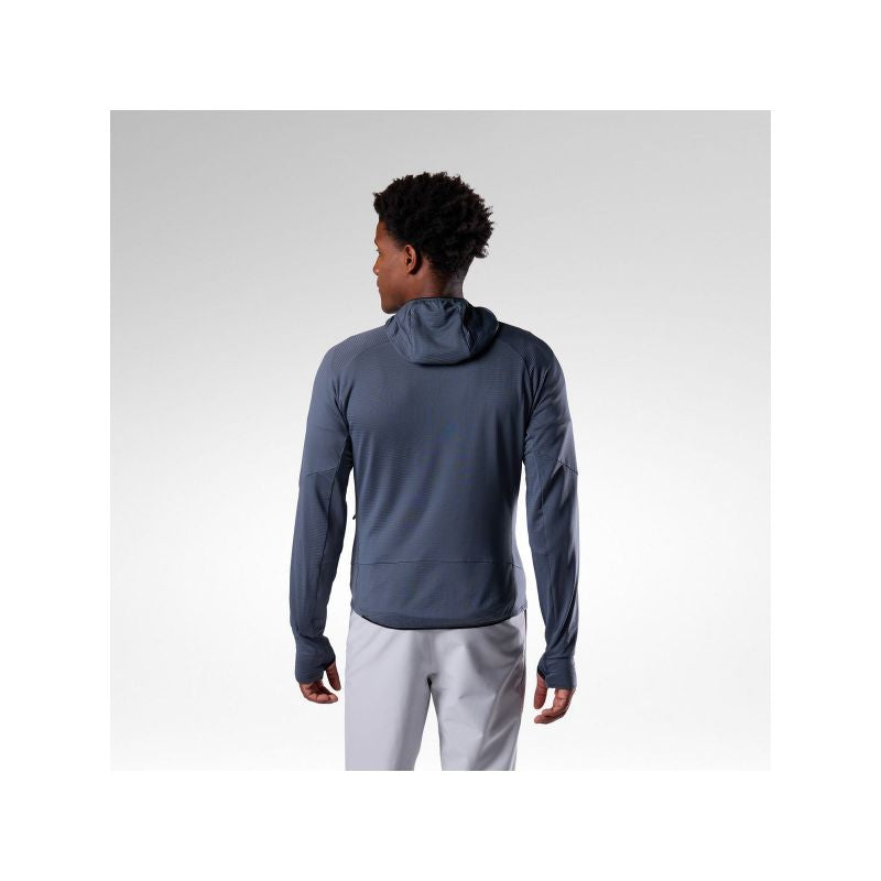 Men's ROSSIGNOL M Textured Hoodie Mid Layer Gray