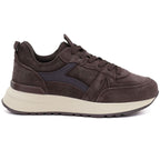 Women's chocolate leather shoes Vinceza FIO27-67006