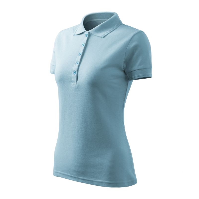 Women's Pique Polo Free Polo Shirt (Blue) Clothing/Lifestyle/T-shirts/Malfini Your Sports Performance