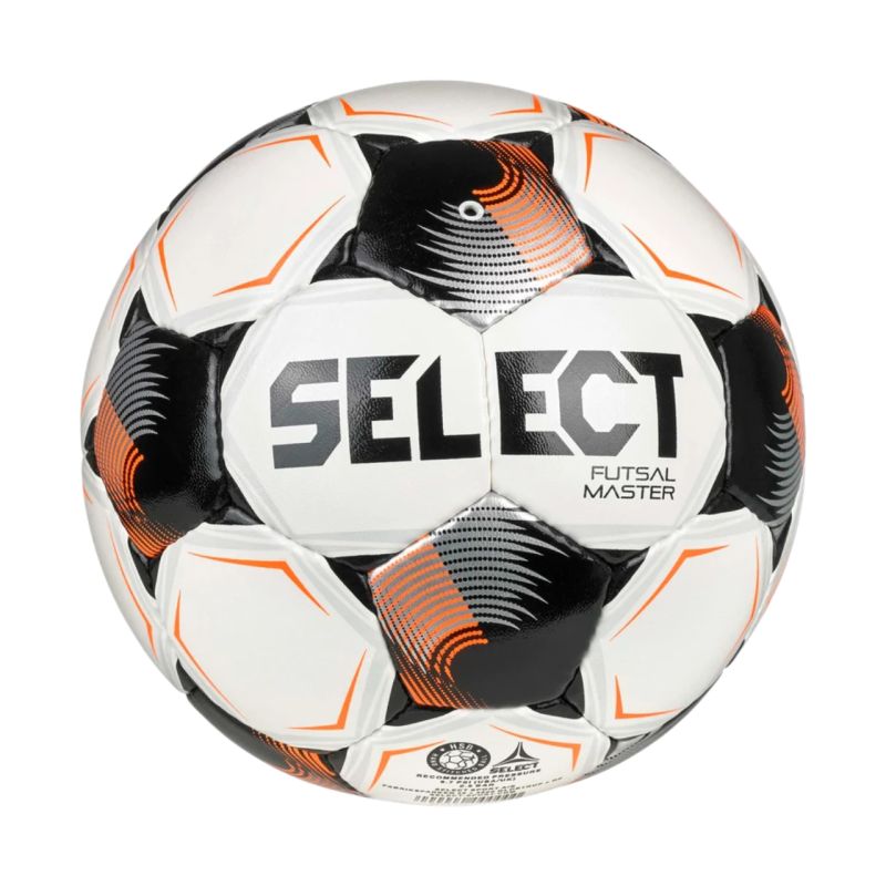 Select Futsal Master Grain v26 FIFA Basic Football – White/Black/Orange 1014386/310020