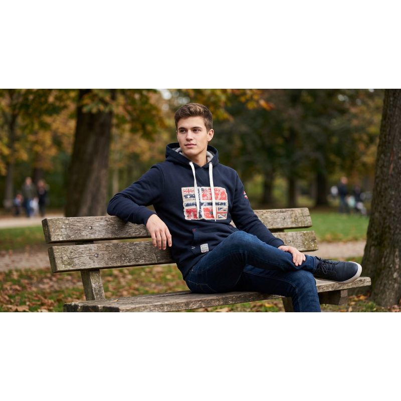 Men’s sweatshirt Geographical Norway GPEPE 2 MEN 100 EO BS2 (WT1874H/GN-NAVY)