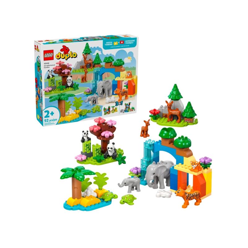 LEGO DUPLO TOWN 10446 Wild Animal Families 3in1 Accessories Your Sports Performance