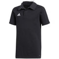 T-Shirt adidas Condivo 18 Cotton Polo JR CF4373 black Clothing/Lifestyle/T-shirts Adidas