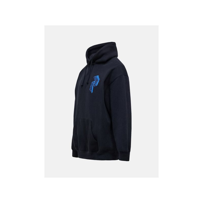 Men's PEAK PERFORMANCE M Terry Graphic Hood black