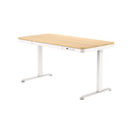 Activejet ET119W-C electric height-adjustable desk, white/oak. Tabletop dimensions: 140 x 70 cm. Biurka/Biurka nowoczesne Your Sports Performance