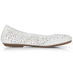 Rieker W RKR649 comfortable leather openwork shoes, white Footwear/Lifestyle/Rieker Your Sports Performance