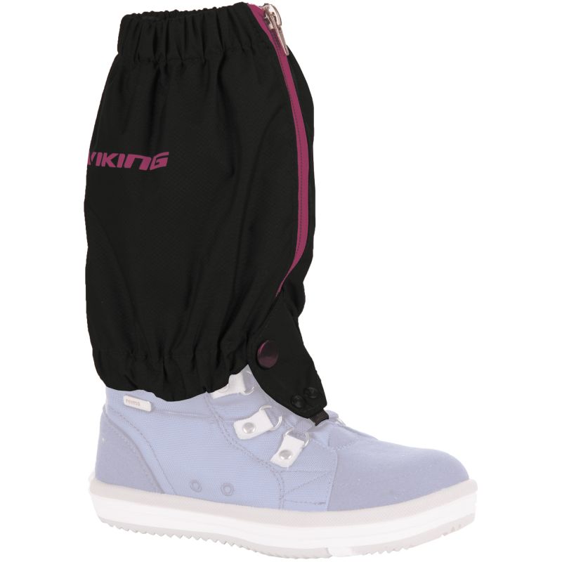 VIKING Jamari Kids Children’s Gaiters, Black/Pink
