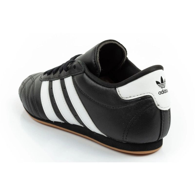 Adidas women's sports shoes Taekwondo Lace black fashionable leather adidas