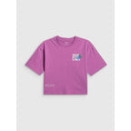 Loose T-shirt with a girl's print 4F 4FJRSS26TTSHF3827-51S 4f