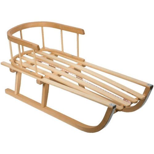 NINA WOODEN SLEDGE WITH BACKREST Sport/Sporty Zimowe/Sanki/Drewniane Your Sports Performance