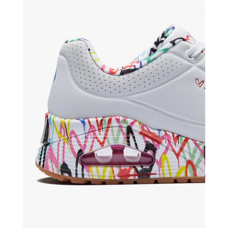 Skechers X Jgoldcrown Uno Loving Love W shoes 155506-WHT Footwear/Lifestyle/Skechers Skechers