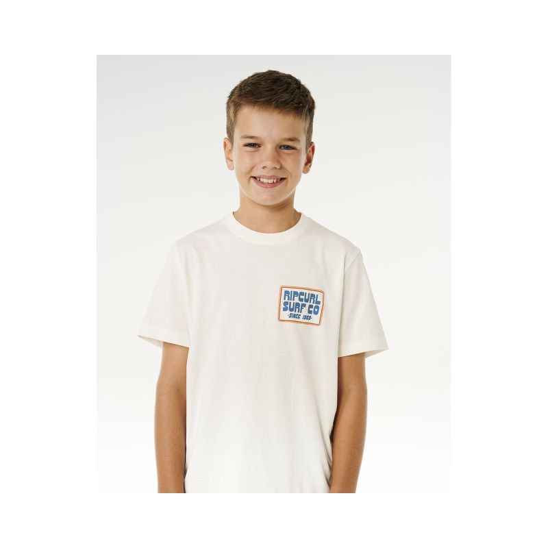 RIP CURL Pacific Rinse Sunrise Tee-Boy White
