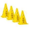 Set of 4 training cones - 30 cm yellow / PT4-13H-Y In preparation Your Sports Performance