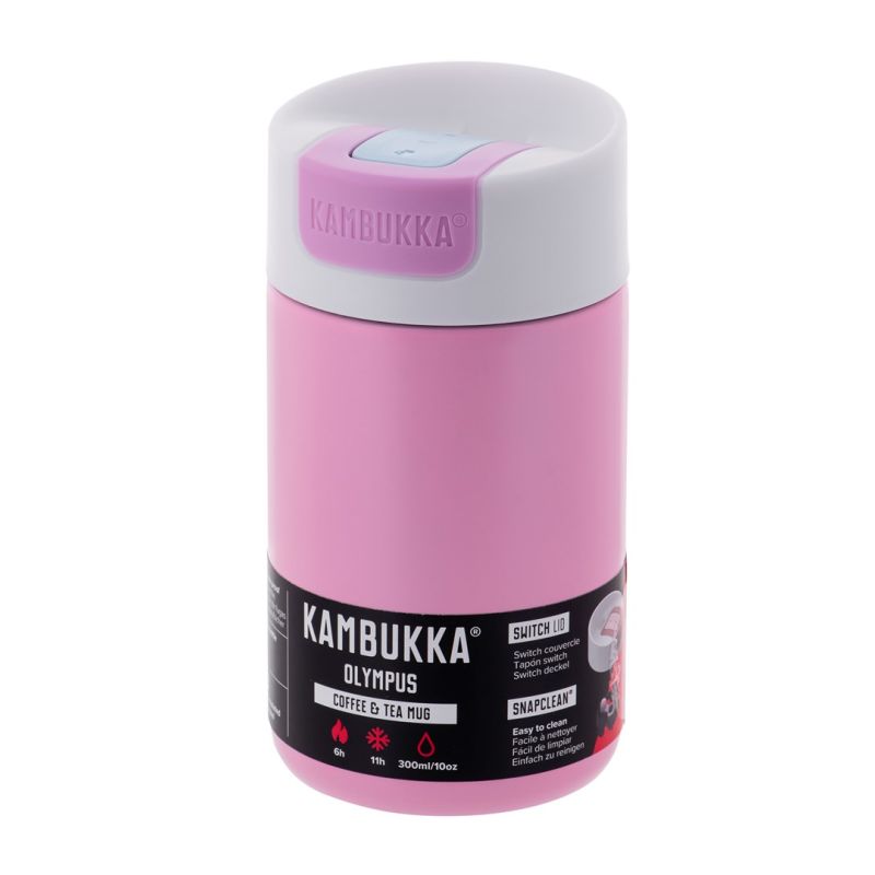 Kambukka Olympus Thermal Mug 300ml, Pink Kiss AGD - Produkty/Termosy i kubki termiczne Your Sports Performance