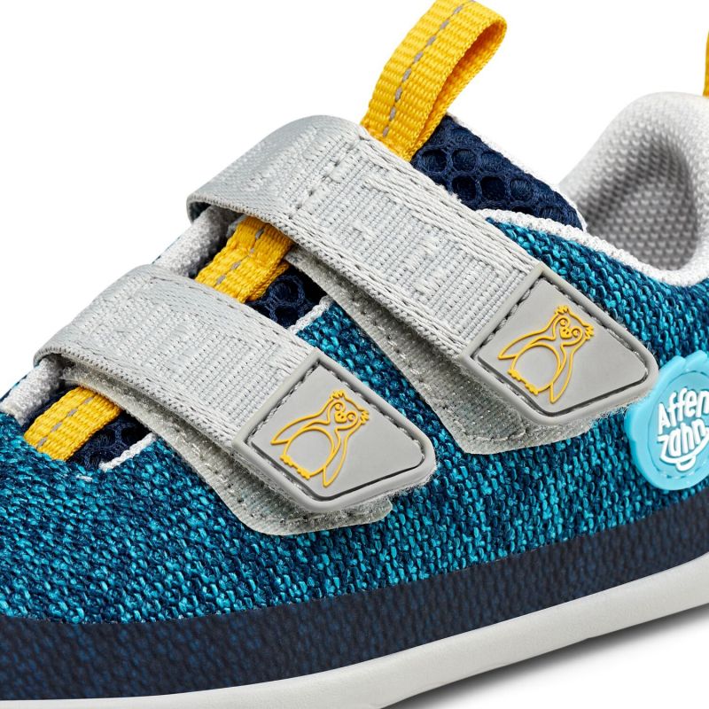 Affenzahn Sneaker Knit Happy Penguin Jr 00397-30001 barefoot shoes Affenzahn