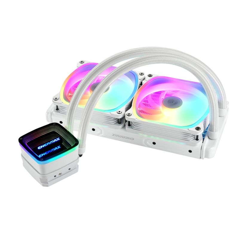 Enermax Aquafusion ADV 240mm RGB Liquid CPU Cooler White Chłodzenie/Chłodzenie CPU Your Sports Performance