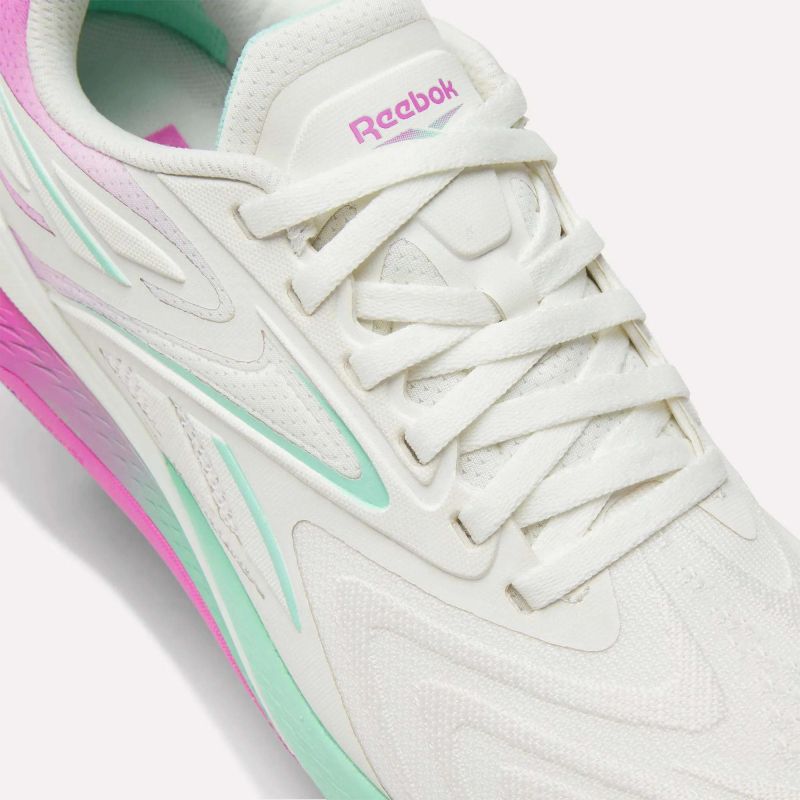 Reebok NANO X5 EDGE CHALK/VIRTUAL PINK/ATOMIC AQUA sneakers (100249420) Reebok