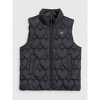 Girls' down vest with synthetic filling 4F 4FJRAW25TVJAF323-20S Clothing Your Sports Performance