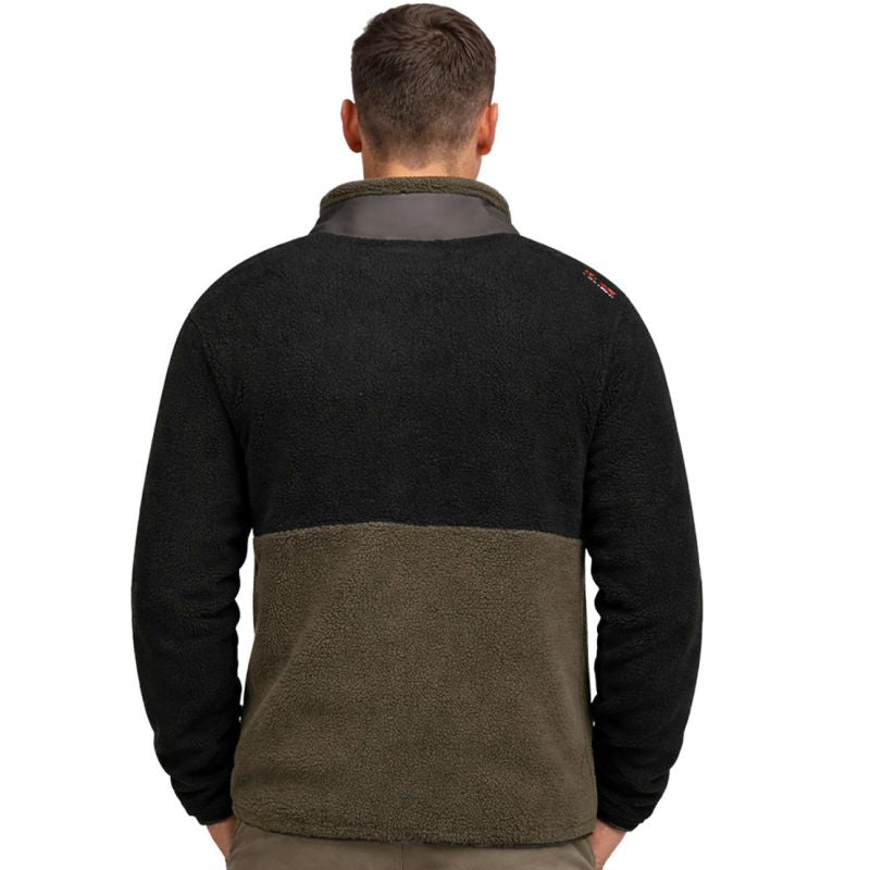 Men’s Fleece Jacket Geographical Norway TARLEY BLACK DB MEN 0124 (WZ8068H/GN-BLACK)