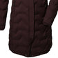 Killtec KOW 9 women's quilted jacket with hood, waterproof long winter parka, burgundy (41806/447) In preparation Your Sports Performance