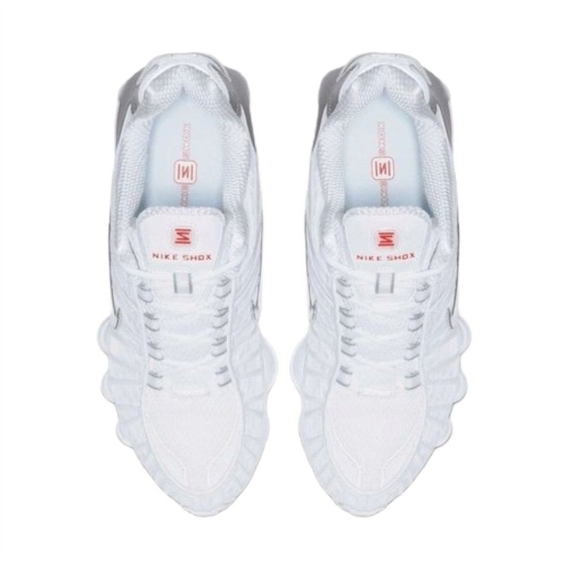Nike SHOX TL Metallic Silver Men's Sports Shoes White - AV3595-100 Obuwie/Buty na co dzień Your Sports Performance