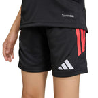 adidas Tiro 26 League kids' shorts black and red JY7148