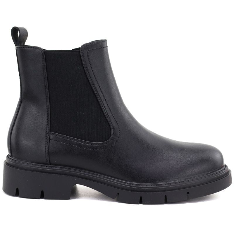 Women's leather ankle boots, black Sergio Leone BT-01-S