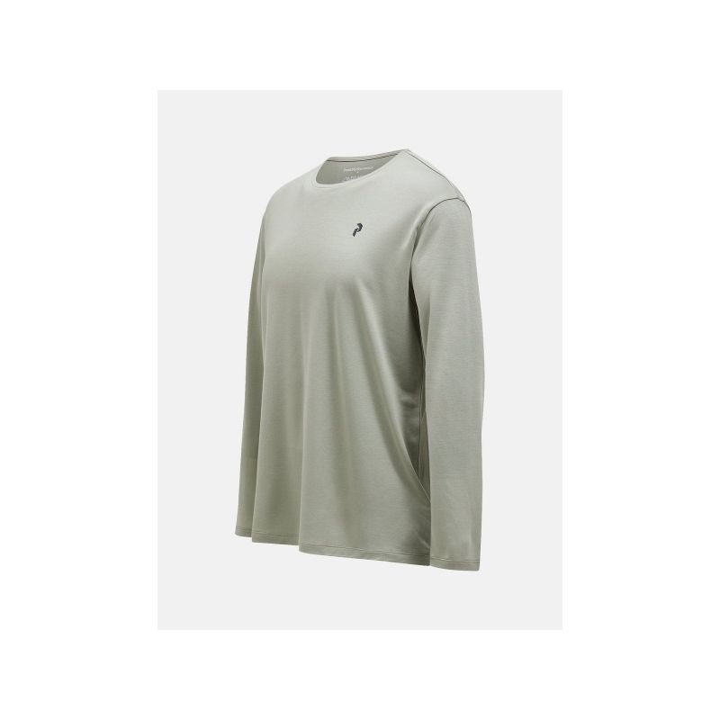 Peak Performance M Delta Ls Tee Green Peak Performance