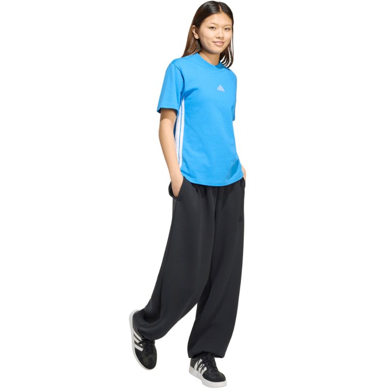 adidas Essentials 3-Stripes Cotton Women's T-Shirt Light Blue KC5197