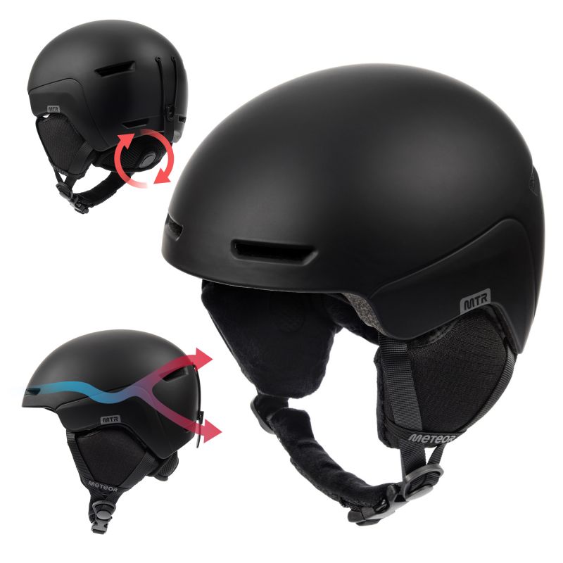Meteor Avalo M ski helmet 55-58 cm black In preparation Your Sports Performance