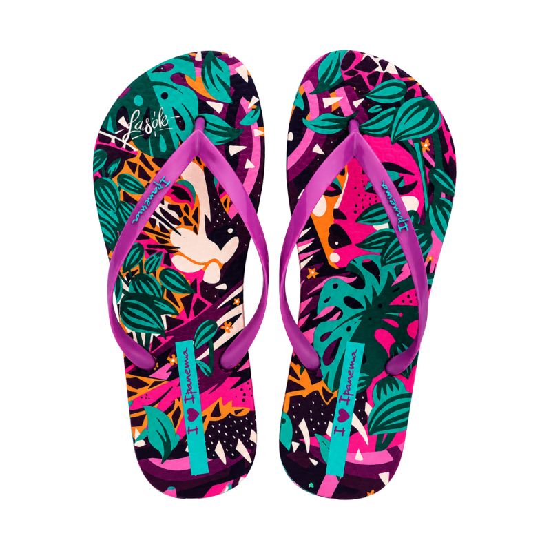 Ipanema Graffiti V Women's Flip-Flops Colorful 83814-BO595