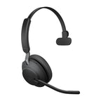 Jabra Evolve2 65 UC Mono Link380c Wireless On-Ear Headphones, Black In preparation Your Sports Performance