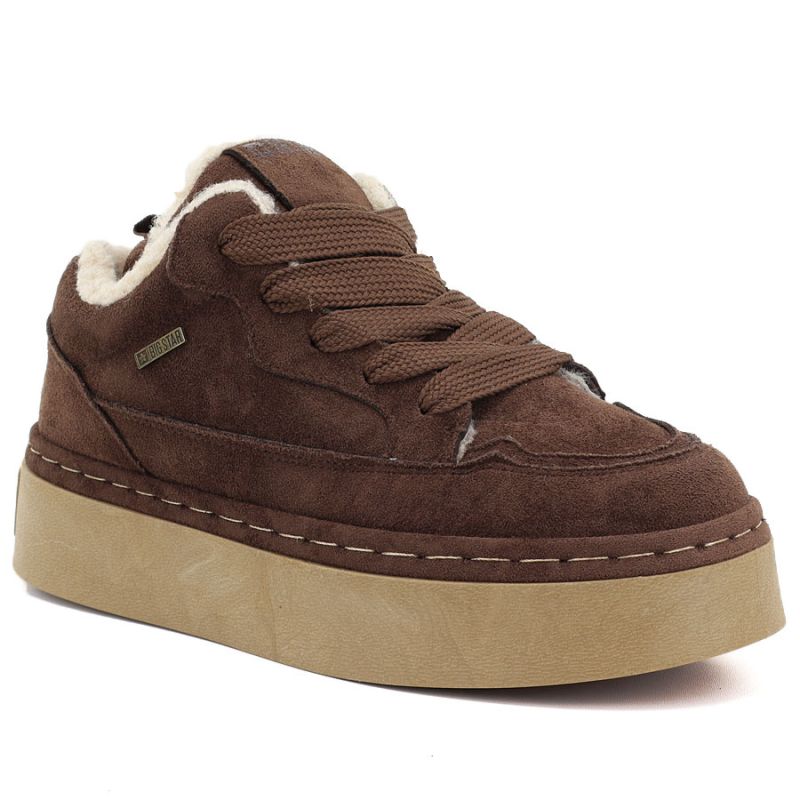 Big Star brown waterproof platform snow boots UU274188