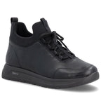 Women's leather insulated ankle boots black Remonte Rieker D2V06-35