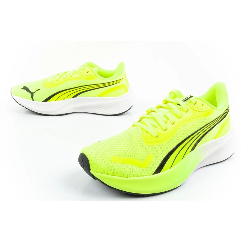 Puma Pounce Lite sports shoes, lightweight and comfortable, neon Puma