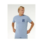 Men's RIP CURL Keep On Trucking Ss Tee Blue