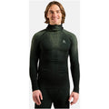 Long-sleeve thermal underwear Odlo BL TOP facemask l/s PERFORMANCE WARM BLACKCOMB, green