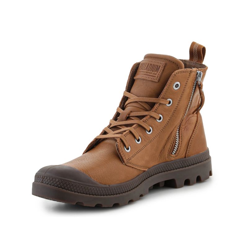 Palladium Pampa Zip Lth Ess U shoes 76888-252-M Dear Brown Footwear/Lifestyle/Palladium Your Sports Performance